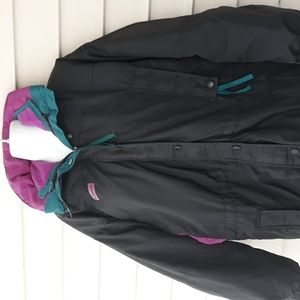 Vtg 90s Columbia ski jacket coat longs peak Large fleece zip out lining